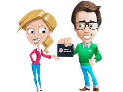 postavičky SMART NETWORK - hledání kontaktů